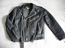 Bikerjacke denim jeansjacke gebraucht kaufen  Blaichach