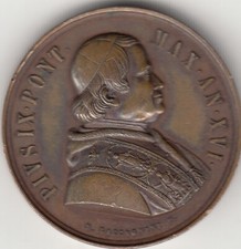 Usado, MEDALLA ESTADO VATICANO: PAPA PIO IX - 1861 / AÑO 16 - LAVATORIO DE LOS PIES comprar usado  Enviando para Brazil