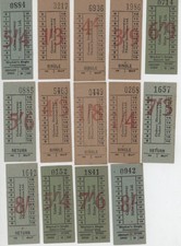 Bus tickets galson for sale  STOCKBRIDGE