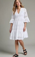 Together Broderie Inglés Vestido Túnica En Blanco UK 20 Más (fm194-1) comprar usado Together Broderie Inglés Vestido Túnica En Blanco UK 20 Más (fm194-1) comprar usado  Enviando para Brazil