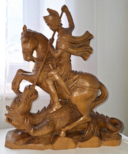 Holzfigur geschnitzt heiliger gebraucht kaufen  Ingolstadt