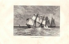 Stampa antica veliero usato Stampa antica veliero usato  Lecco