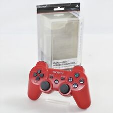 Controle PS3 VERMELHO PROFUNDO NOVA BATERIA CECHZC2J DUAL SHOCK3 SIXAXIS na caixa SONY 30 comprar usado  Enviando para Brazil