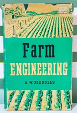 Engenharia agrícola! Livro de capa dura com jaqueta de poeira por A W Riddolls!, usado comprar usado  Enviando para Brazil