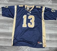 NOVA Camiseta Nike Vintage NFL Saint Louis Rams #13 KurtWarner Hype Tamanho Masculino XXL comprar usado  Enviando para Brazil