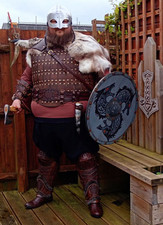 Leather viking armour for sale  MAIDSTONE