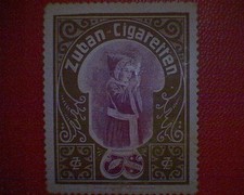 Reklamemarke zuban cigaretten gebraucht kaufen  Deutschland
