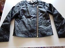 Girls black faux for sale  WREXHAM