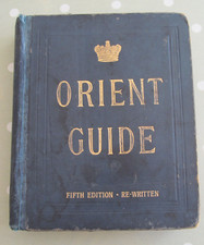ORIENT LINE TRAVEL GUIDE ILLUSTRATED WITH MAPS & PLANS INC AUSTRALIA EGYPT 1896 comprar usado  Enviando para Brazil