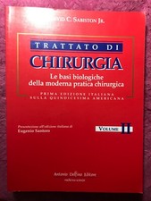 Trattato chirurgia volume usato  Italia