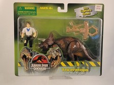 Tricerátopos vintage 2004 Jurassic Park DINOSSAUROS com Dino Wrangler MOC comprar usado  Enviando para Brazil
