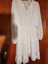 Nwt white tiered for sale  Drakes Branch