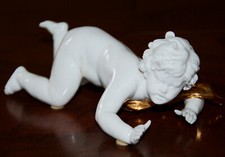 Scultura porcellana bianca usato  Vignate
