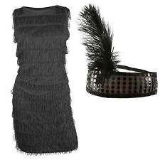 Girls black flapper for sale  LEIGH-ON-SEA