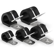Rohrschellen Leitungsschellen Schlauchschellen mit Gummi DIN 3016 RSGU 6 - 50 mm comprar usado  Enviando para Brazil