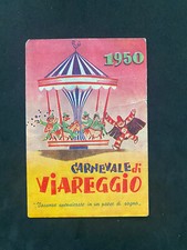 Cartolina ufficiale carnevale usato  Viareggio