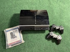 Sistema PS3 Fat com dois controles SEM CABOS testado funcionando comprar usado  Enviando para Brazil