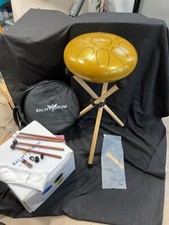 Tambor Balmy Zen con soporte y 2 juegos de palos y estuche de transporte. segunda mano  Embacar hacia Mexico