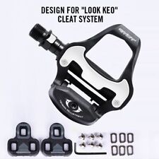 Pedais de bicicleta de estrada 9/16 polegadas bicicleta sem clipe pedais de travamento automático com travas SPD-SL comprar usado  Enviando para Brazil