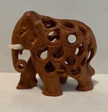 Handcrafted wooden elephant for sale  Seattle