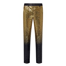 Usado, Uomo Lucido Brillantini Gradiente Lustrini Pantaloni Showman Cocktail Party comprar usado  Enviando para Brazil