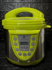 Panela de pressão digital 2015 Cooks Essential 4 qt aço inoxidável com tampa de vidro, usado comprar usado  Enviando para Brazil