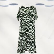 Vestido Maxi Camisa Ex Feminino Plus Size Crepe Chiffon Verde Floral comprar usado  Enviando para Brazil