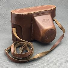 Pentacon / Contax D E F FM FBM | Skórzane etui na aparat SLR Brązowe z paskiem na sprzedaż  PL