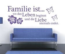 Wohnzimmer wandtattoo familie gebraucht kaufen  Wilster