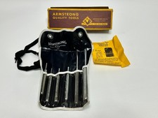Usado, NOS Armstrong Tools USA 3446-R 6 peças conjunto de perfurações em kit R-10 saco e caixa original comprar usado  Enviando para Brazil