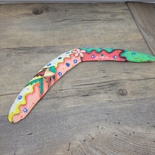 Wooden decorated boomerang for sale Wooden decorated boomerang for sale  IPSWICH