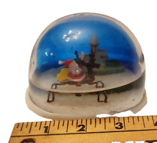Globo de neve plástico década de 1960 anos 70 água 2/3 desaparecido.  'Shake and watch' Santa Reindeer comprar usado  Enviando para Brazil