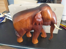 carved hand elephant wooden for sale  Cincinnati