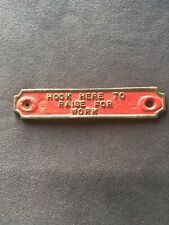 Vintage hook cast for sale  BRISTOL