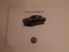Folheto FIAT Fullback SX LX manual automático 2.4 diesel picape junho 2017, usado comprar usado  Enviando para Brazil
