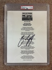 Colin hay signed for sale  El Cajon