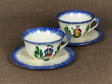 Paire tasses soucoupes d'occasion  Louvigné-du-Désert