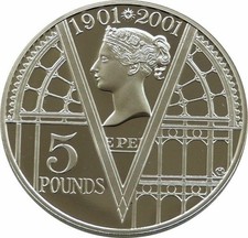 5 pound coin 2001 for sale  WITNEY