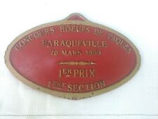 Plaque concours 2 d'occasion  Le Coudray-Montceaux