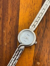 Usado, Relógio Feminino Timex Tom Prata Mostrador Branco Delicado 19mm - Nova Bateria comprar usado  Enviando para Brazil