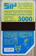 Carta telefonica secondo usato  Lacchiarella