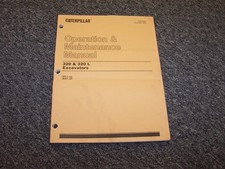 Livro manual de manutenção do proprietário da escavadeira hidráulica Caterpillar 320 320L, usado comprar usado  Enviando para Brazil