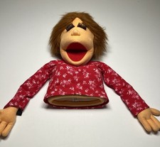 Vintage Puppet Productions Marionete Profissional Cabeça Vermelha Lady Precisa de Olhos comprar usado  Enviando para Brazil