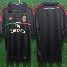 Kit de camisa de futebol 2011-2012 Adidas Climacool AC Milan Itália tamanho grande comprar usado  Enviando para Brazil