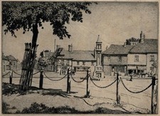 Antique signed etching for sale  UK