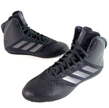 Tênis Adidas Wrestling Mat Wizard 4 cano alto preto carbono AC6971 EUA tamanho 8.5 novo comprar usado  Enviando para Brazil