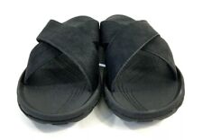 Sandália confortável London Fog masculina deslizante tamanho 10 preta barco de praia sapatos comprar usado  Enviando para Brazil