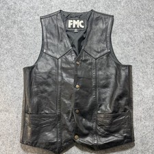 Fmc leather vest for sale  San Antonio