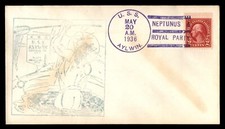 Mayfairstamps US Naval 1936 USS Aylwin Neptunous Royal Party Cover aas_53567, usado comprar usado  Enviando para Brazil