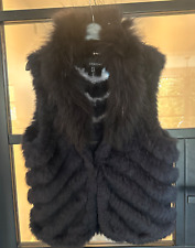 Real fur navy for sale  BOREHAMWOOD